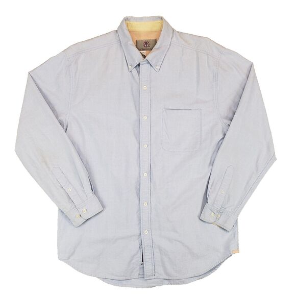 Vintage The Territory Ahead Shirt Mens Large Blue Button Down Western 90s Rodeo - Picture 1 of 5